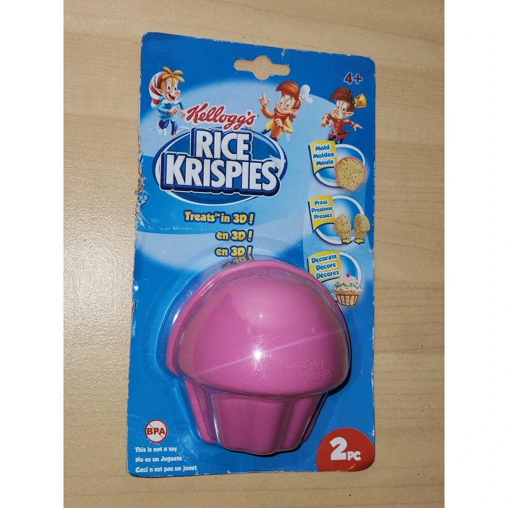 Kellogg's Rice Krispies Treats In 3D 2 Pc Mold 2012 New/Unused/Sealed